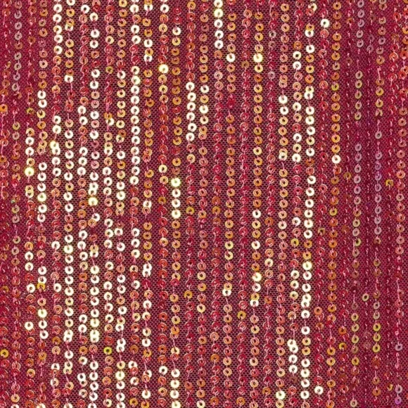 BNWT! Free People Sheer Sequin Shirtee Top in Dark Rhubarb Size XS - Picture 6 of 6